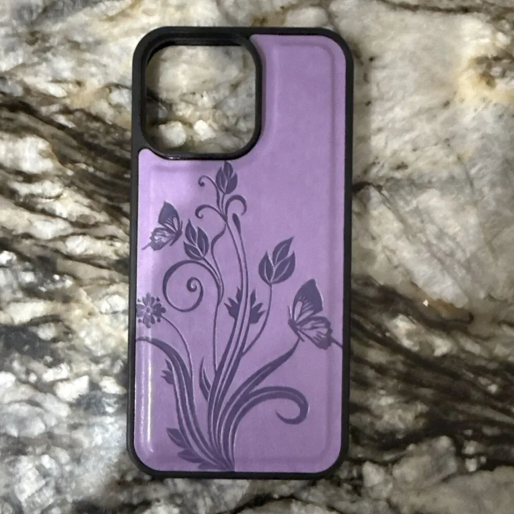 Apple Iphone Case Purple 15 Pro Max Measures ~ 6.25in X 3in Plz Read Description